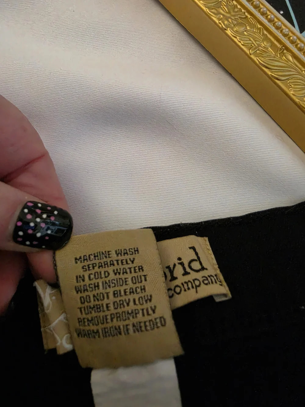 Black High-Waist Skinny Pants - Picture 8 of 8